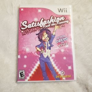 Nintendo Wii satisfashion console game. Fashion design